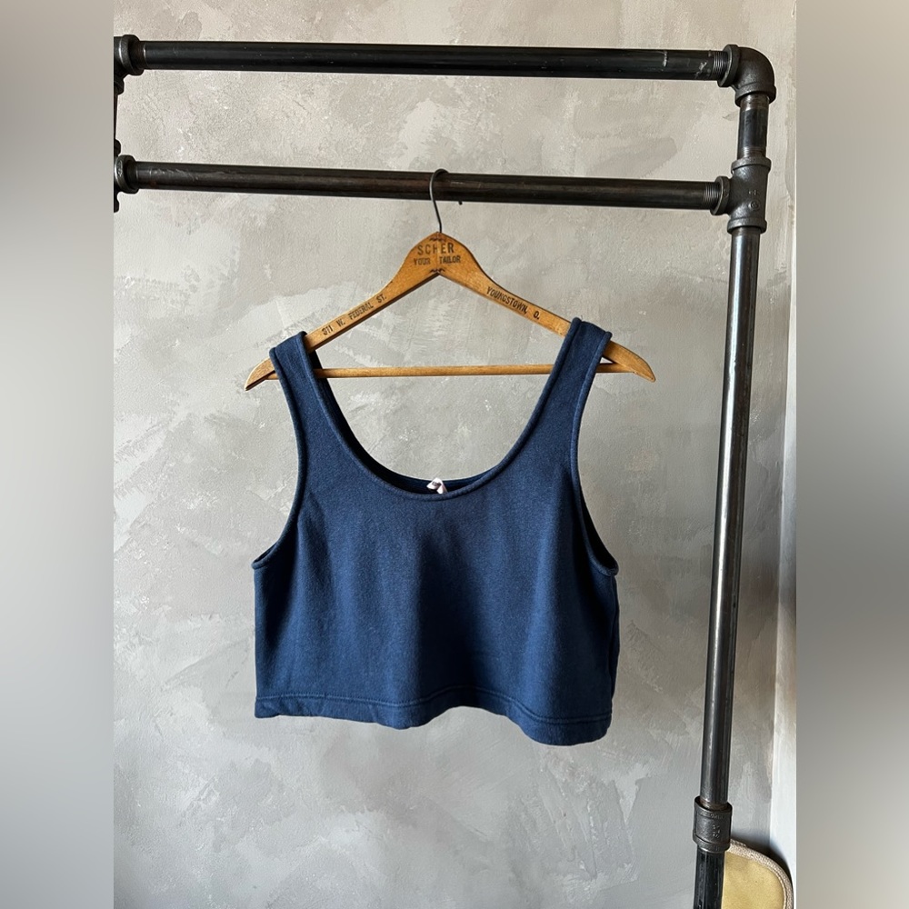 Ilana Kohn terry tank in blue (lightly worn) size Small